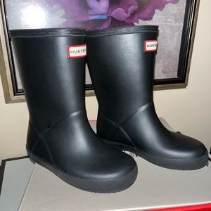 Toddler Hunter boots great condition. Sz. US10